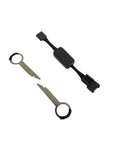 Audi Start Stop Eliminator Cable Kit For A4 S4 A5 And Q5 2017 2024 Models with disassembly tools shown on white background