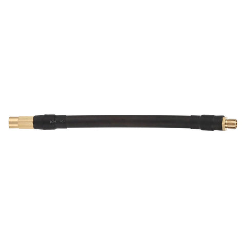 Kickass Six Point Three Inch Heavy Duty Tire Inflator Hose Air Fit Connector Fits For Xiaomi Electric Scooter Bicycle Motorcycle And Car Auto Vehicle Accessories Upgrade Kit Top Quality Durable Build Easy Install Long Lasting Service Life black rubber hose with brass fittings