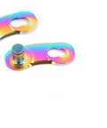 Eagle 12 Speed Power Lock Chain Link Connector for Quick Release Joining On SRAM Eagle 12 Speed Chains, rainbow finish, tool-free use