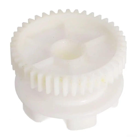 Plastic Gear Set For RS550 And RS390 Motors, Replacement Parts For Electric Ride On Toys, close-up of large white gear