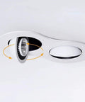 iumLeap Recessed Lighting Housing Trim Kits Double Head Downlight Adjustable embedded ceiling light with rotating head.