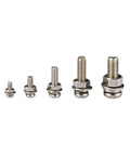 320 Piece 304 Stainless Steel Hex Nut And Bolt Kit With Washers Assortment Set For Home Auto And Marine Projects Rust Resistant Hardware In 5 Sizes From 2mm To 5mm, five stainless steel bolts with nuts and washers