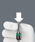 Rapidaptor Universal Bit Holder For One Quarter Inch Hex Drive Magnetic Quick Change Bit Holder 100 mm Length demonstrated