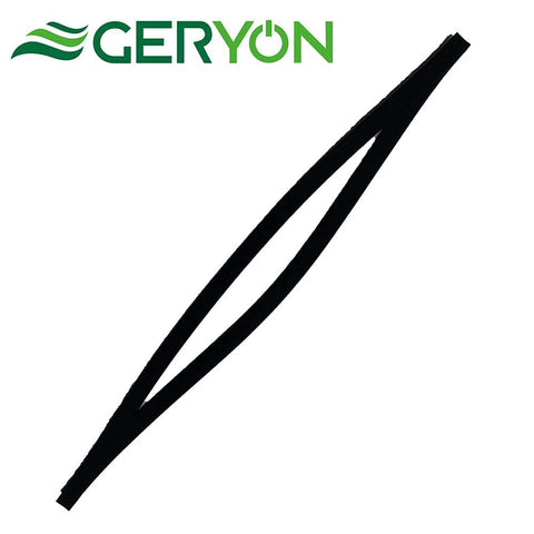 Geryon vacuum sealer foam gasket replacement strips, side view, two black seals for E2900/E2901 series