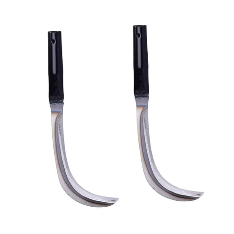 Two Pack Ergonomic Reaping Hook For Effortless Mowing And Weeding In Gardens And Farms With A Comfortable Grip