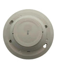 Top Shelf Commercial Grade Heat Detector With Base Included For Knockout Fire Safety smooth ivory surface mount design.