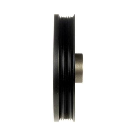 Side view of Ford Thunderbird Harmonic Balancer Replacement for 1994 1995 1996 1997 Black Keyway 45.5mm Depth, OEM F3AZ6316-A