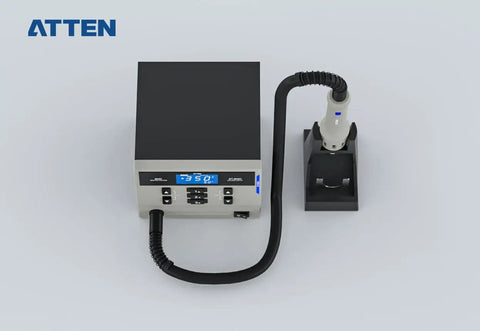 Top view of 1000W Hot Air Soldering Station Workhorse with Digital Display and Sleep Mode for PCB Chip Repair.