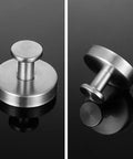 Heavy Duty Stainless Steel Suction Cup Hook Locks Bombproof To Smooth Surfaces and Makes A Sweet Spot For Bathroom Storage