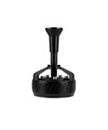 Straight Up 58mm Espresso Distributor Tool For Solid Portafilter Bed Leveling With Heavy Duty Stainless Steel Build Effortless Cleaning And Hella Smooth Extraction For Pro Home Baristas - black adjustable lever design.