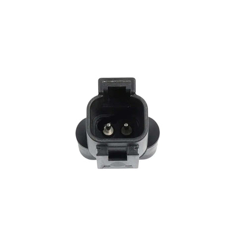 Front view of 4 Pin Automotive Wiring Harness Connector With Diode, DT04-2P Style Male Connector, heavy-duty weatherproof plug