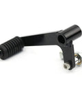 Left Gear Shift Lever For Honda CBR250R 2011 2018 And CBR300R CB300F 2014 2020 Slick Stainless Steel Shifter Pedal Upgrade Durable Replacement Part For Easy Smooth Gears Enhanced Look And Strength, shown at an angle focusing on construction.