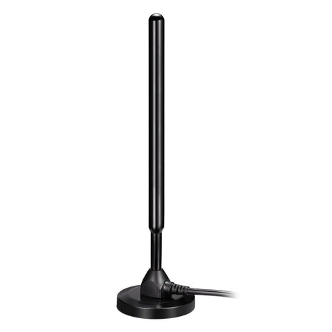 Ample 4G LTE Cellular Antenna with heavy duty magnetic mount and pure copper core for signal boosting, ideal for trucks and routers.