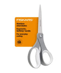 Workhorse All Purpose Scissors With SoftGrip Ergonomic Handles And Hardened Stainless Steel Blades for cutting tasks.