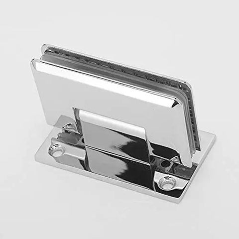 Close-up of heavy duty glass cabinet door hinge for wood cabinets, zinc alloy, built to last hardware accessories, smooth operation.