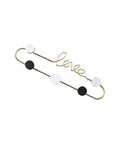 Top Tier Wrought Iron Letter Wall Hooks Slick Gold Finish Heavy Duty Coat And Key Hangers Modern Entryway Decor That Really Drops Major Style Points In Your Home Setup with love design.