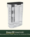 52 oz removable water reservoir for Personal Brew 10 Cup Thermal Coffee Maker Fully Automatic Programmable With No Fuss Hot Or Over Ice Options Brew Strength Control And 52 Ounce Removable Water Reservoir DCC 10
