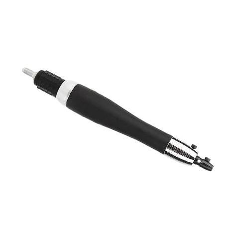 Sleek Little Micro Pneumatic Air Pencil Die Grinder Kit Rocking 22000 Rpm Bearings And A One Fourth Inch Round Shank for metal grinding.