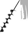 3x24 Inch Garden Auger Drill Bit Set For Planting Bulbs And Bedding Plants Easy Planter Garden Auger Post Hole Digger