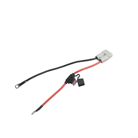 Top Shelf Heavy Duty 10Awg 50A EV Charging Cable With M8 Ring Terminal pure copper core connector with red and black wires