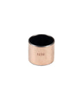 Rock Solid 1Pc Sleeve Bearing 32MM ID X 36MM OD X 30MM Length Oilless Bushing Carbon Steel Base, sintered bronze layer, showing cylindrical shape.