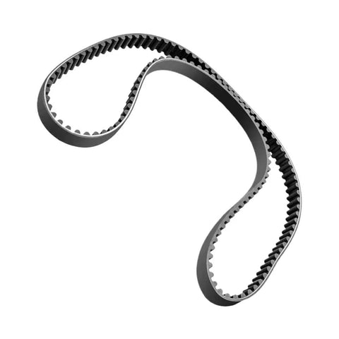 Top Notch 1-1/2 Inch Rear Drive Belt With 136 Teeth For Touring Motorcycles showing parabolic tooth profile and sturdy build.