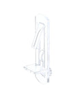 Heavy Duty Clear Shelf Support Pegs With Self Locking Grip For 5/16 Inch Holes And 19/32 Inch Thick Shelves Rock Solid 50 Pack transparent clip design