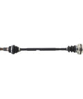 Front Axle Shaft For Porsche 911 2005 To 2013 Heavy Duty Steel Build Complete Hardware Kit visible side view with rubber boots.