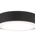 Xtreme H2O LED Light Kit For F886L Ceiling Fan In Coal Black With Waterproof Polycarbonate Housing shown in side view