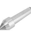 Durable Dead Center For Lathe And Milling Machine, Morse Taper 60 Degree Center With Cemented Carbide Tip, Heat Treated Steel Construction