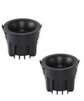 ELUKHT 2 Pack LED Recessed Downlight Retrofit Kit,3.1Inch Black Round Baffle Trim, 7W,10W,12W LED Recessed Ceiling Lights IP65 Waterproof LED Recessed Lighting for Home Improved,7w-6000K bulbs in black housing