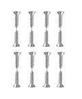 Heavy Duty Butterfly Twist Latch And Keeper Set For Flight Cases, Tool Boxes, And Guitar Boxes, Metal screws, 4 Pack, silver color