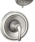 Tiffin One Handle Tub And Shower Faucet With Posi Temp Valve Spot Resist Brushed Nickel Finish Easy Lever Water Control 4 Inch Shower Head