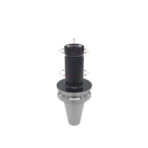 Pro Grade Bt50 Er50 Flexible Cnc Collet Kit Stainless Steel Tool Holder With Shock Absorbing Core Engineered For Heavy Duty Milling Grinding Fixtures Built Tough view from the side