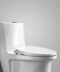 Non Electric Bidet Toilet Seat With Self Cleaning Retractable Nozzle For Elongated White Toilet Seats No Fuss Easy Installation And Adjustable Water Pressure CUPC Certified