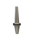 Ruggedly Built Sk40 Taper CNC Collet Chuck Kit With DC06 DC08 DC12 Shanks stainless steel body shown from side view.