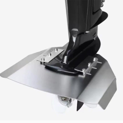 Outboard Hydrofoil Stabilizer for Boats Portable Fittings Replacement Fits 40 to 350HP Engines Reduces Porpoising Bow Rise