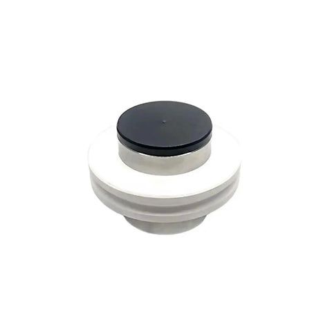 Lower Ceramic Roller With Bearing 332014035 Drive Roller Component for EDM Machines, white ceramic structure with black cap