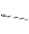 End mill cutter, 6 mm, 4 flutes, straight shank, spiral milling drill bit.