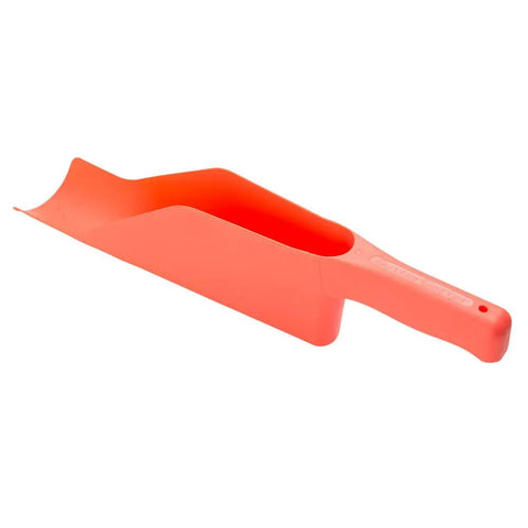 Gutter Getter Scoop Red Gutter Cleaning Tool With Long Reach Handle angled view