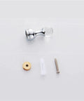 Slick Five Piece Wall Mounted Coat Hooks With Crystal Accents Boost Your Entryway Or Bathroom Setup Kit includes chrome hook and mounting hardware.