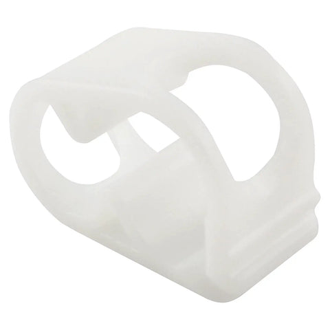 4 Pack Water Flow Control Hose Clamps For 1/4 To 1/2 Inch Tube OD Shut Off Adjustable Clips White Workhorse Plastic Clamp