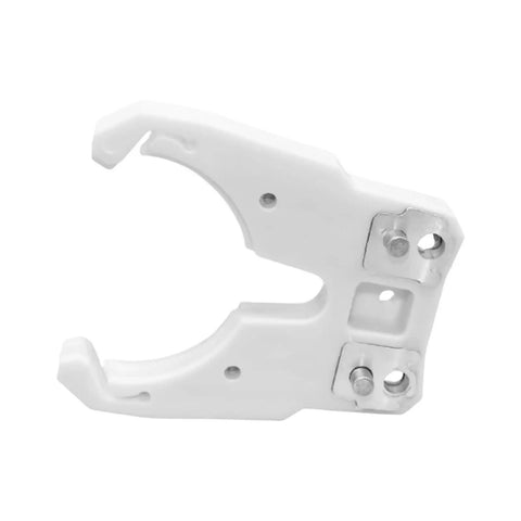 Heavy Duty 304 Stainless Steel Auto Changer Clamps For Cnc Router Tool Holders Bringing Rock Solid Grip And Built Different Durability To Any Milling Or Engraving Setup Five Piece Pack, white clamp detail.