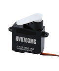 Beast Mode Miniature Digital Servo With Heavy Hitting 3 Kilogram Torque High Voltage Up To 8.4 Volts Brushless Motor Metal Gears Dynamically Balanced Kickin Power For Rc Helicopter Plane And Truck Builds close-up image showing the servo motor design.