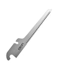Japanese Keyhole Saw With Coarse Teeth For Lightning Fast Curved Cuts, crafted from stainless steel, 4 inch blade, ideal for precision cuts.