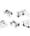 Reusable MasterLink For Single Speed Bicycle Chains, Dope Quick Release Connecting Link For BMX, Fixie, Tricycle And Kids Bikes, Easy Install And Reuse, 5 Pack Silver