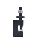 Rock Solid Heavy Duty Quick Change Lathe Tool Holder For Mini And Cnc Metal Lathes featuring a tight grip mechanism and solid steel construction.
