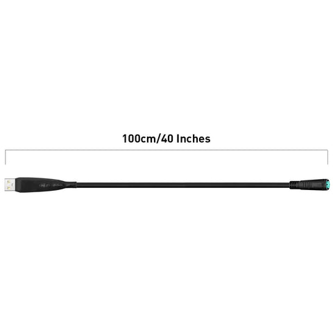 Programming Cable For Bafang BBSHD BBS01 BBS02 Motors And 8Fun Mid Drive Electric Bike 40 Inch Long Cable For Tuning PAS And Drive Settings DIY Ebike Performance Upgrade Accessory