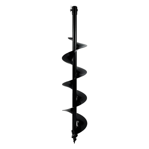 Heavy Duty 6 Inch By 31 Inch Earth Auger Bit For Post Holes And Planting, Fits Three Quarters Inch Shafts, Durable Spiral Digger Drill Bit