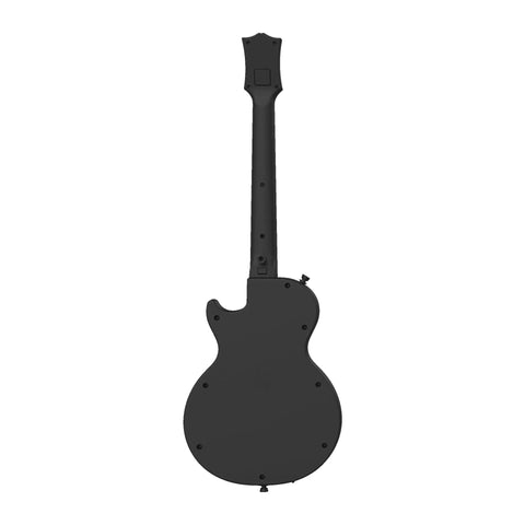 Back view of Les Paul Pro Edition Alpine White Guitar Controller For PC Switch Android And More, Ultra Wide Multi-Platform Compatibility.